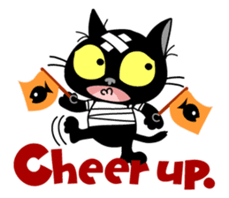 Communication of the cat / Naughty cat sticker #8461754