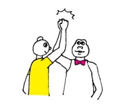 Cheerful they sticker #8461953