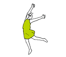 Cheerful they sticker #8461963