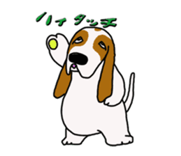 Basset hound sticker #8462055