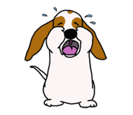 Basset hound sticker #8462056