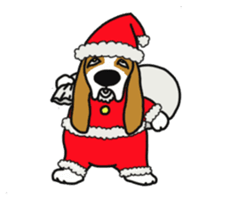 Basset hound sticker #8462072