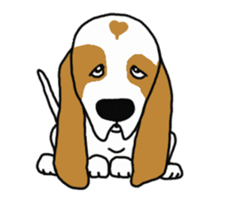 Basset hound sticker #8462078