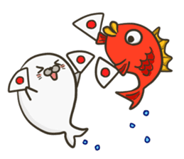 Sticker of Congrats&A birthday sticker #8462272