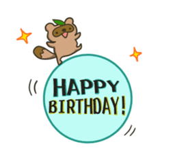 Sticker of Congrats&A birthday sticker #8462281