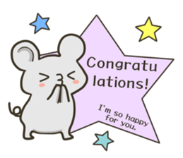 Sticker of Congrats&A birthday sticker #8462285