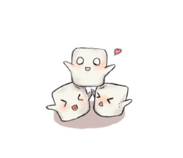 Marshmallows Love Love sticker #8462577