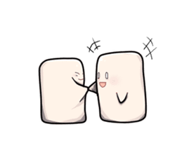 Marshmallows Love Love sticker #8462606