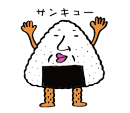 Everyone's rice ball Uncle sticker #8462814