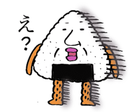 Everyone's rice ball Uncle sticker #8462818