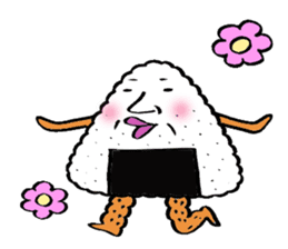 Everyone's rice ball Uncle sticker #8462823