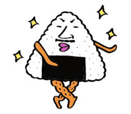 Everyone's rice ball Uncle sticker #8462829