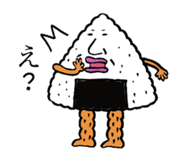Everyone's rice ball Uncle sticker #8462836
