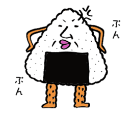 Everyone's rice ball Uncle sticker #8462837