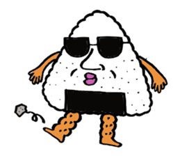Everyone's rice ball Uncle sticker #8462844