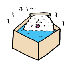 Everyone's rice ball Uncle sticker #8462845