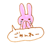 rabbit ballon Sticker sticker #8464995