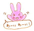 rabbit ballon Sticker sticker #8464996