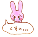rabbit ballon Sticker sticker #8465000