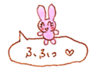 rabbit ballon Sticker sticker #8465014