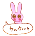 rabbit ballon Sticker sticker #8465017