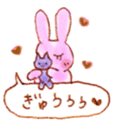 rabbit ballon Sticker sticker #8465024