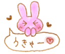 rabbit ballon Sticker sticker #8465025