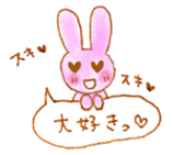 rabbit ballon Sticker sticker #8465028