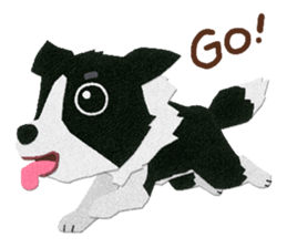 Border collie "Botaro" sticker #8465339