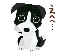 Border collie "Botaro" sticker #8465364