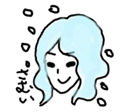 Various girls hiropon version sticker #8465724