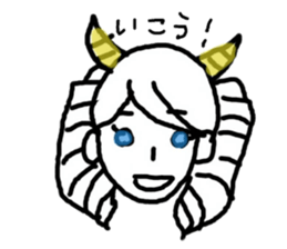 Various girls hiropon version sticker #8465726