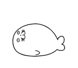 Funny seal sticker #8466738