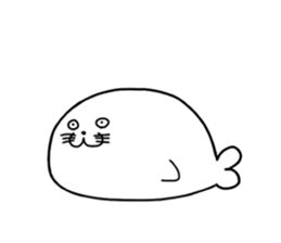 Funny seal sticker #8466739