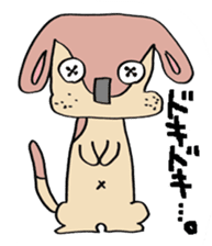 Button Eyes Animal sticker #8467170