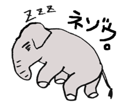 Button Eyes Animal sticker #8467172