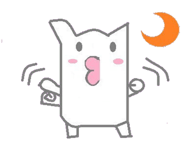 A sticker of cute animals. sticker #8467218