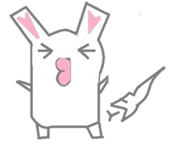 A sticker of cute animals. sticker #8467219