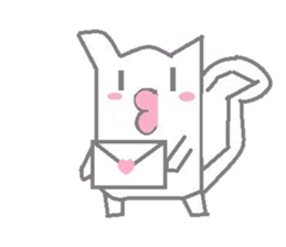 A sticker of cute animals. sticker #8467222