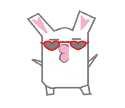 A sticker of cute animals. sticker #8467223