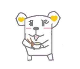 A sticker of cute animals. sticker #8467224