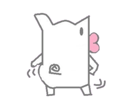 A sticker of cute animals. sticker #8467225