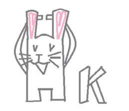 A sticker of cute animals. sticker #8467226