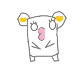 A sticker of cute animals. sticker #8467229