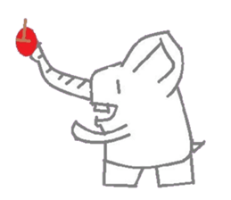 A sticker of cute animals. sticker #8467231