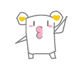 A sticker of cute animals. sticker #8467232