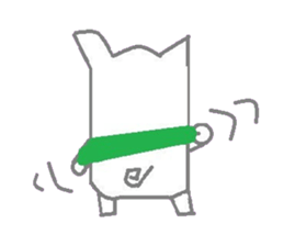 A sticker of cute animals. sticker #8467234