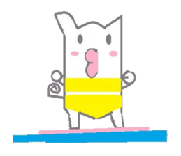 A sticker of cute animals. sticker #8467235