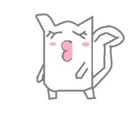 A sticker of cute animals. sticker #8467239