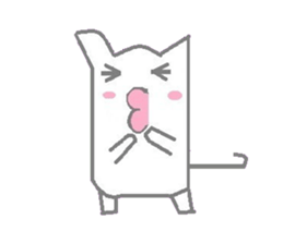 A sticker of cute animals. sticker #8467250